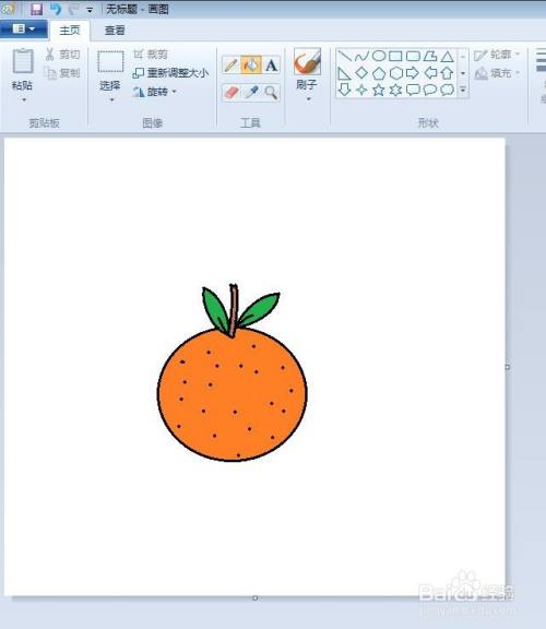 砂糖橘怎么画简笔画简单
