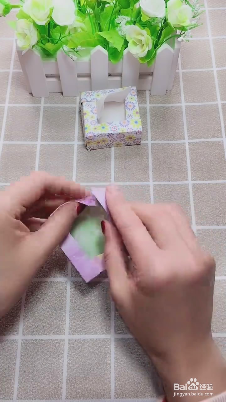 如何制作迷你抽纸盒