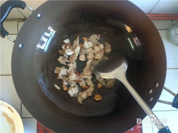 超简单家常菜之竹笋干炒肉