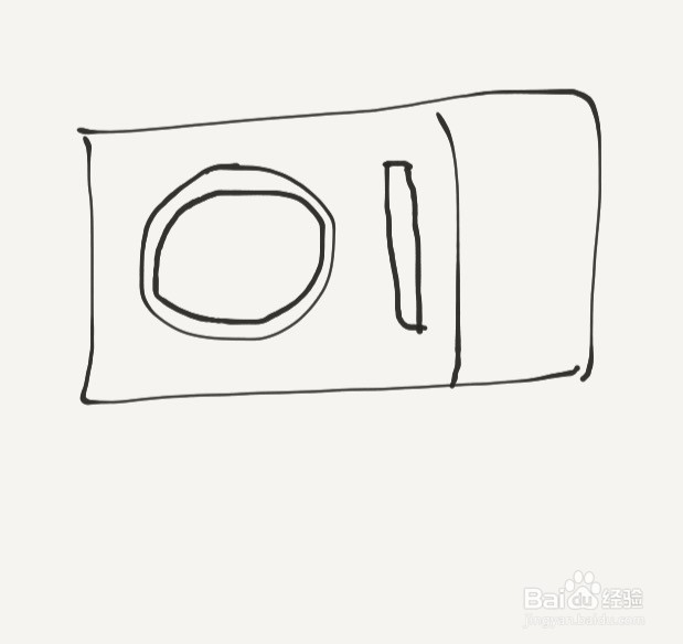 涂鸦系列之如何画家用微波炉