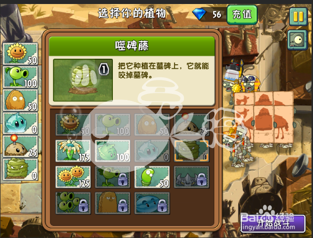 植物大战僵尸2攻略 神秘埃及 第七天三星
