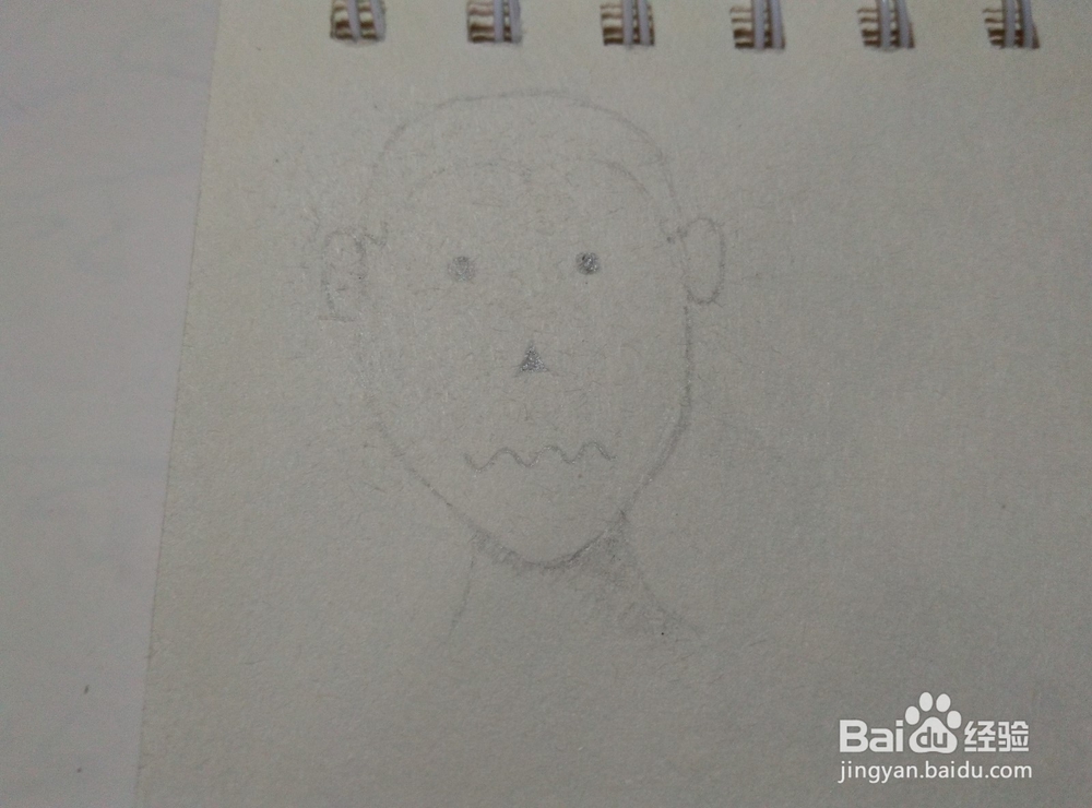 漫画线条人物头像