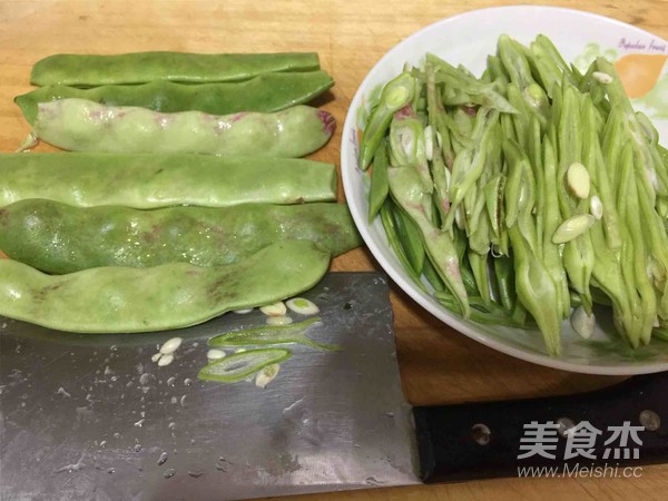 家常扁豆炒肉丝