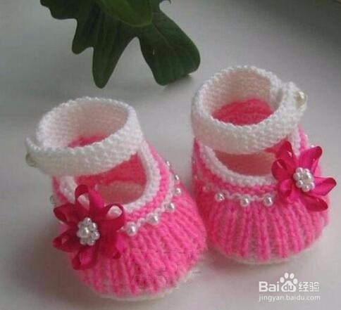 编织婴儿运动鞋教程