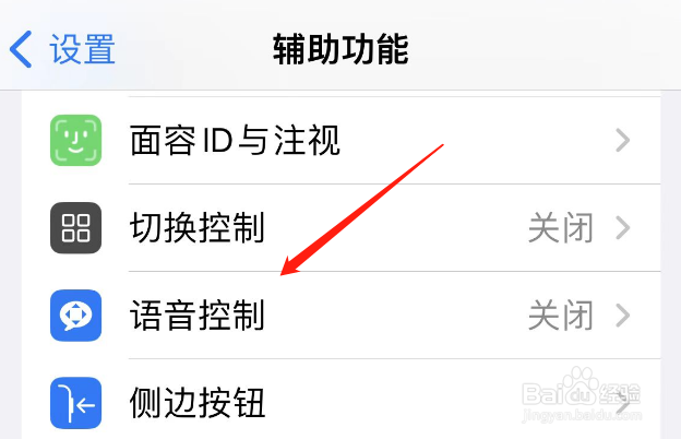 iphone语音控制怎么关闭