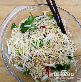 白菜心土豆丝凉拌菜做法