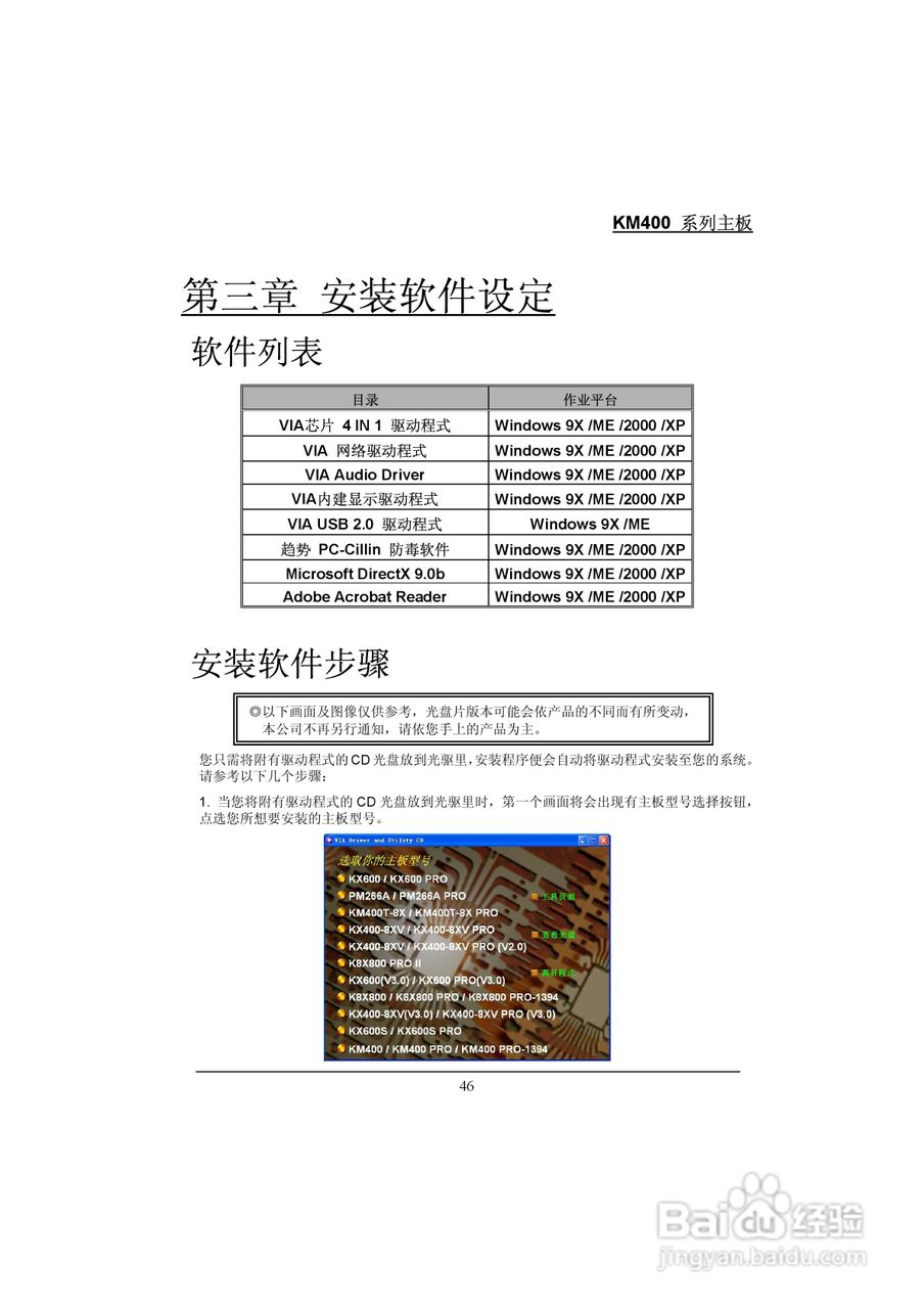 青云 KM400主板说明书:[5]