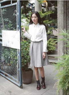 内搭这样穿时尚又可爱