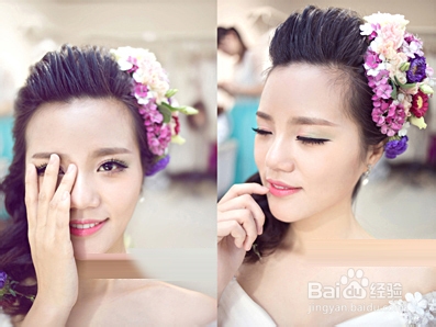 新娘花艺化妆造型设计