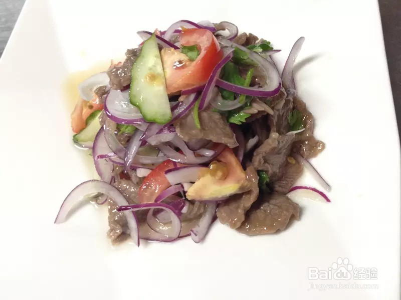 怎样做出家常菜系列之柠檬凉拌牛肉