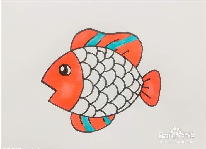 鱼鳞应该怎么画