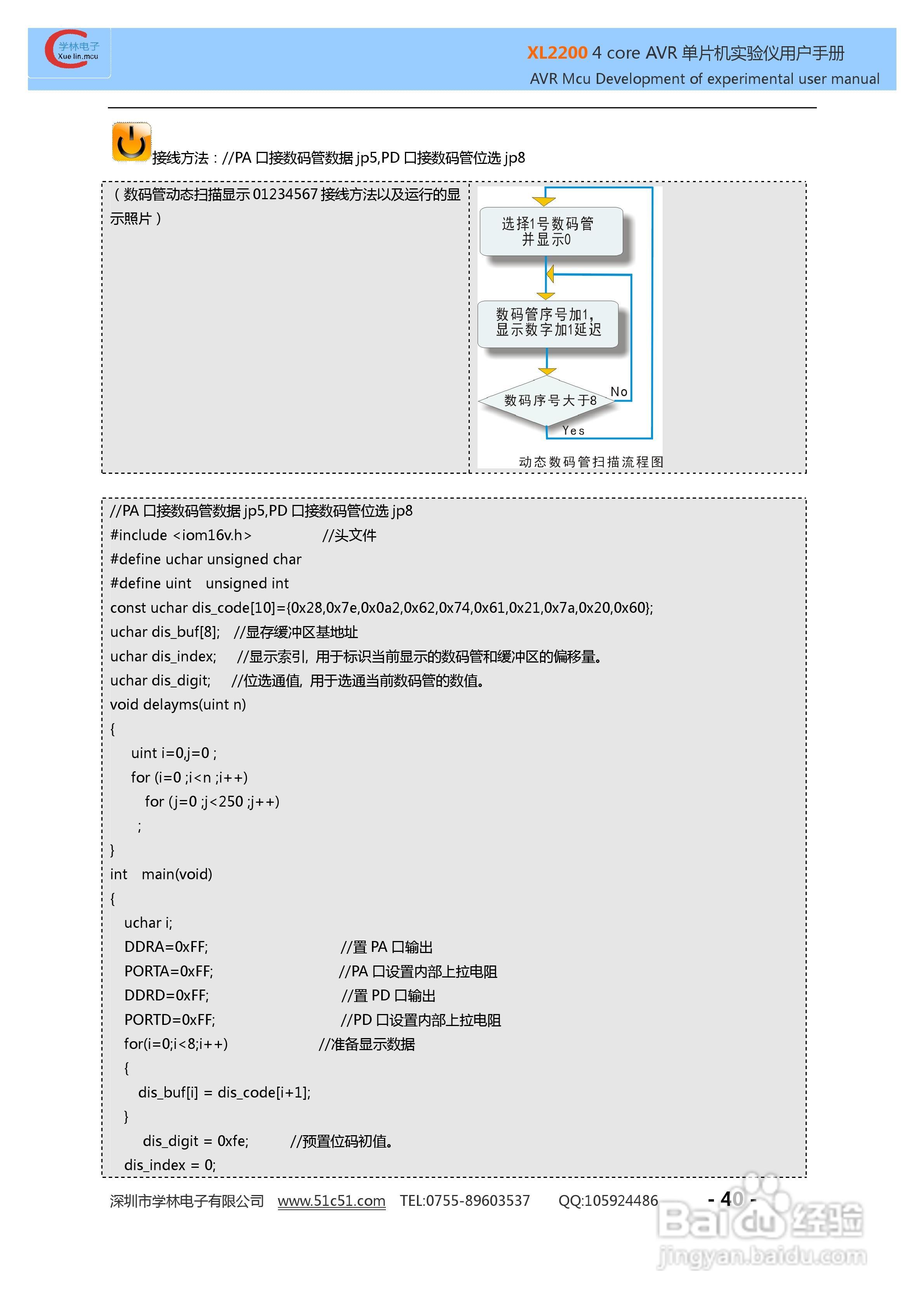 XL3000 4 CORE AVR实验仪使用说明书:[4]