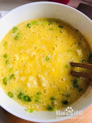 剩米饭的一百种吃法之米饭鸡蛋饼