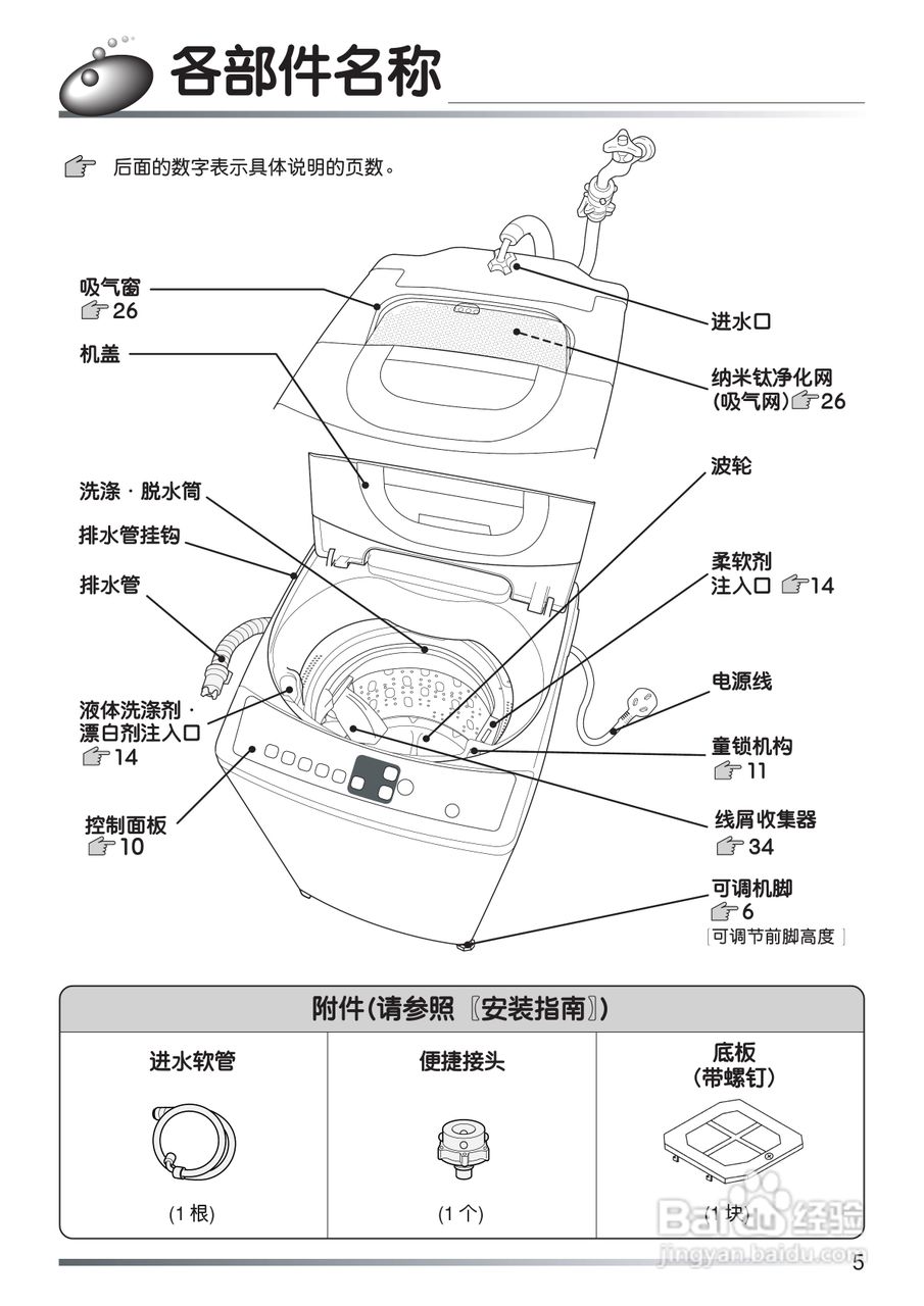日立XQB50-FY冼衣机使用说明书:[1]