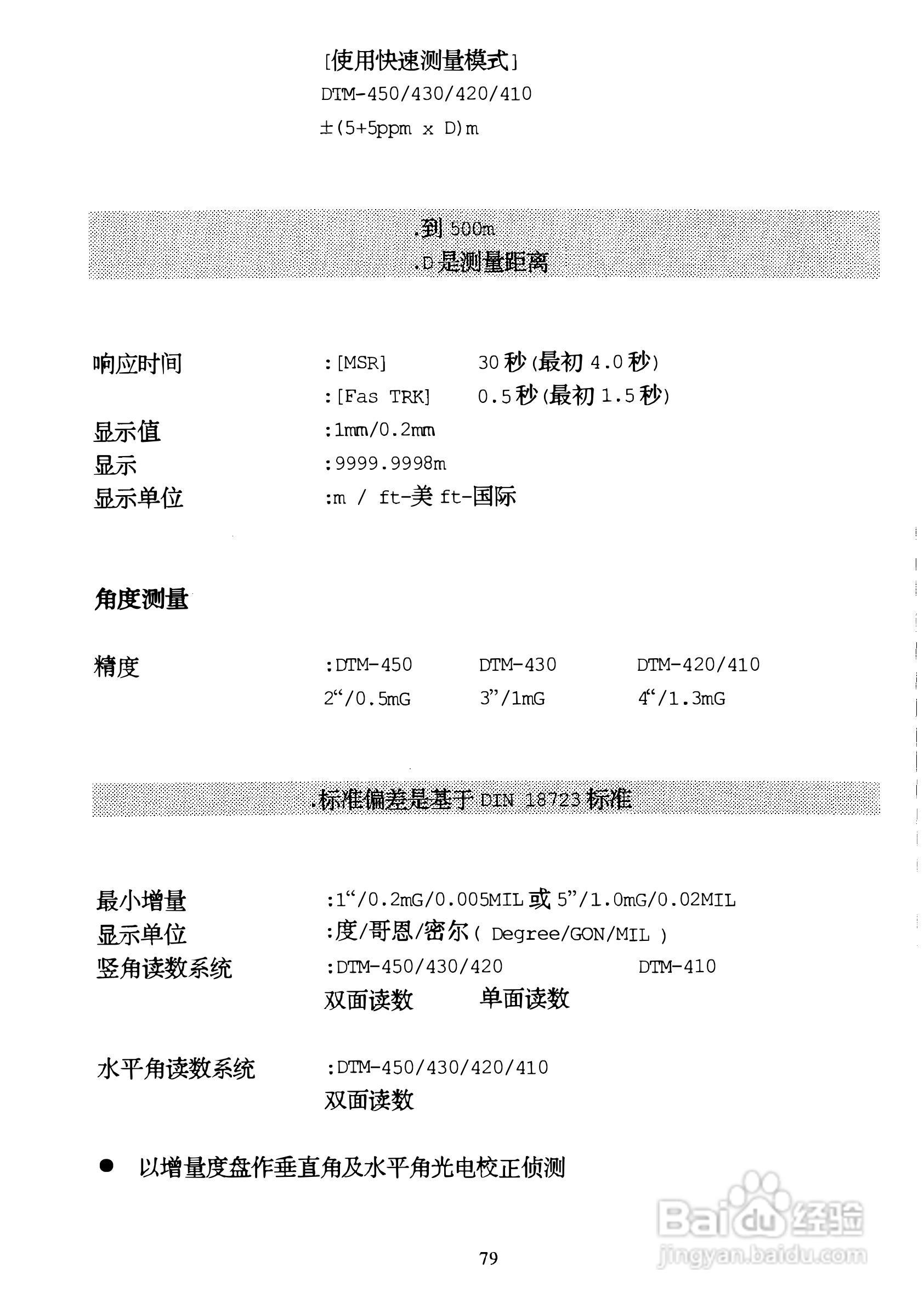 DTM-400系列光测距经纬仪中文说明书:[8]