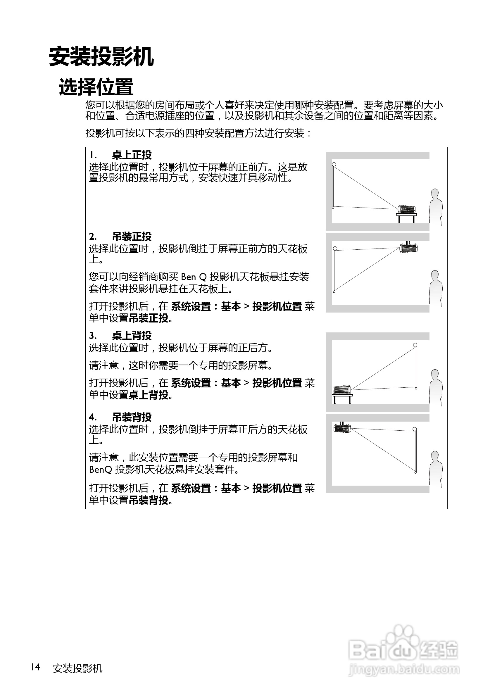 明基MP780ST+投影机使用说明书:[2]