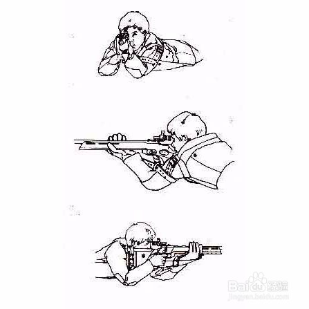 真人cs"射击"的常用姿势