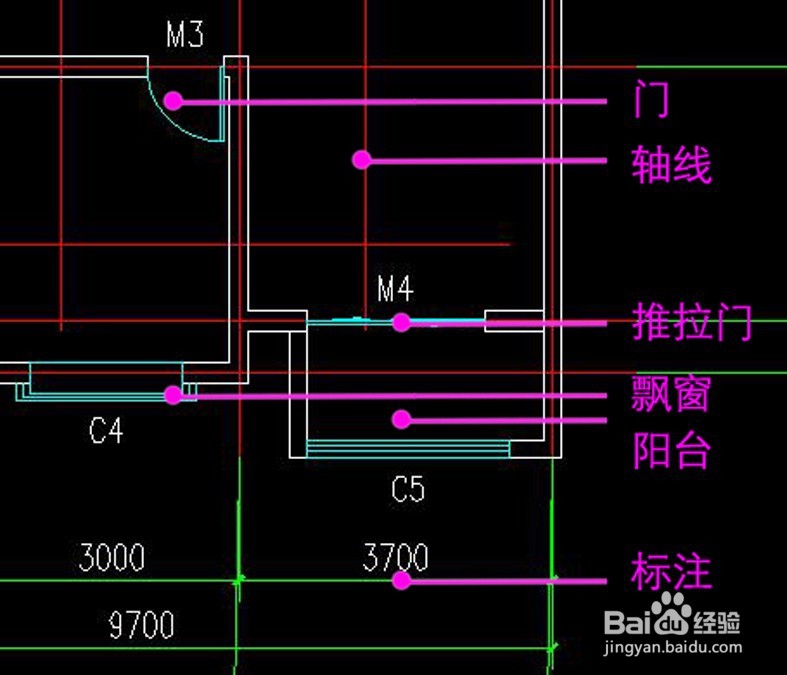 如何用AutoCAD 2004绘建筑平面图