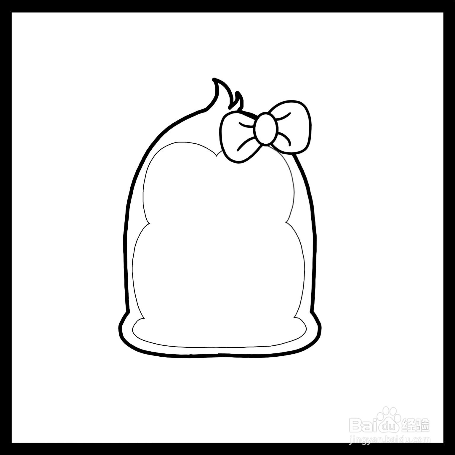 怎么画粉红企鹅简笔画(儿童简笔画)