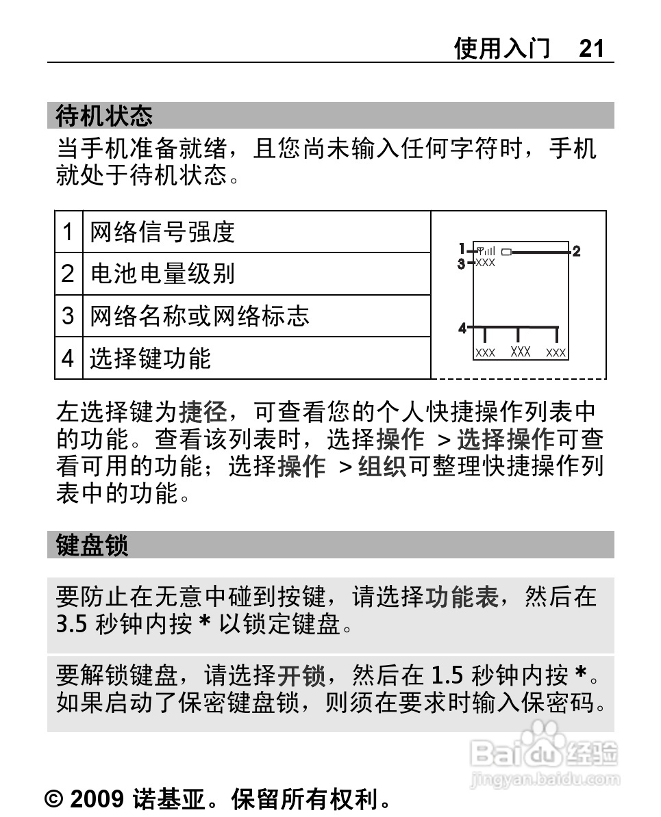 诺基亚Nokia 5132手机使用说明书:[3]