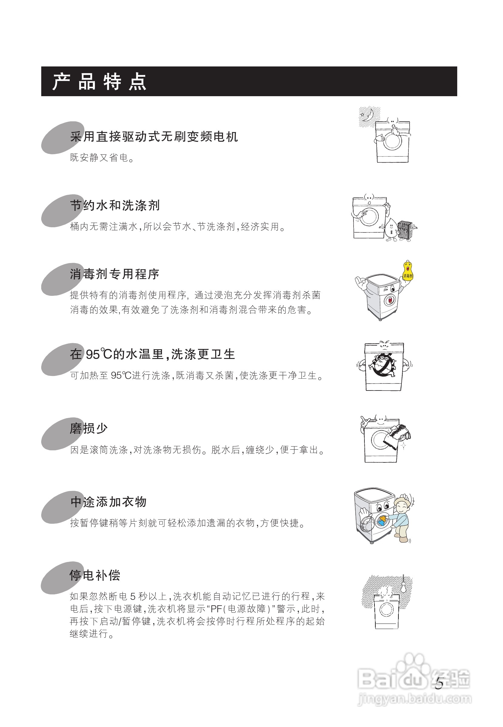 LG WD-T1224D洗衣机使用说明书:[1]
