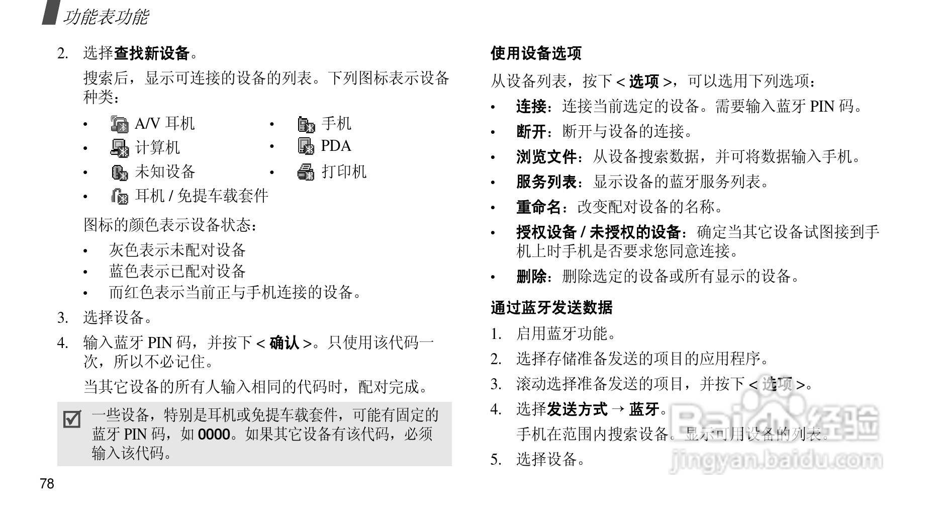 三星SGH-D510手机使用说明书:[8]
