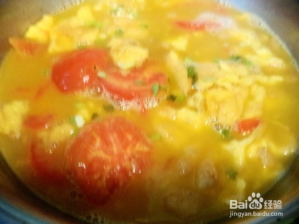 番茄鸡蛋汤 减肥必备菜 家常汤类简单易学