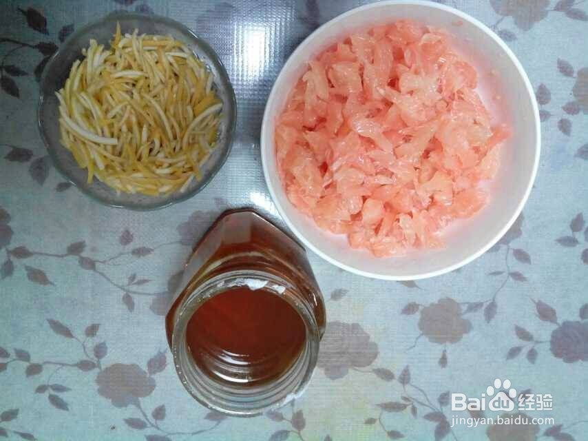 如何做蜂蜜柚子茶？