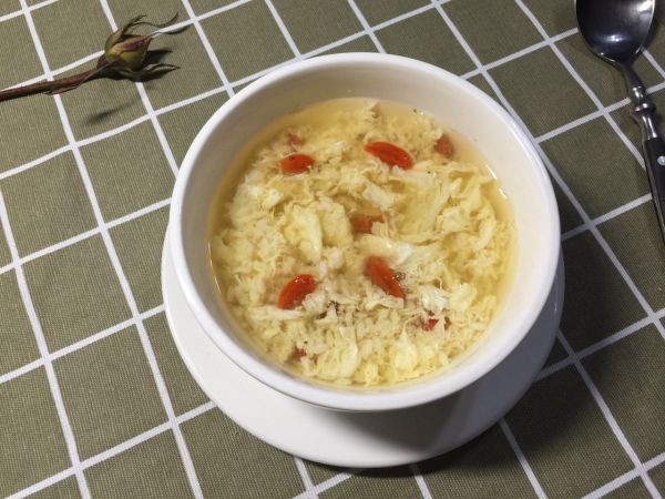 枸杞醪糟蛋花汤