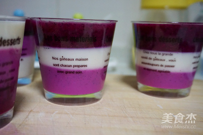 火龙果布丁的做法