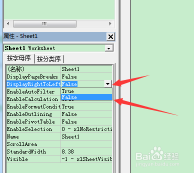图示EXCEL表格vba系列37之DisplayRightToLeft