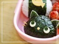 儿童花样美食：[1]黑猫饭团便当