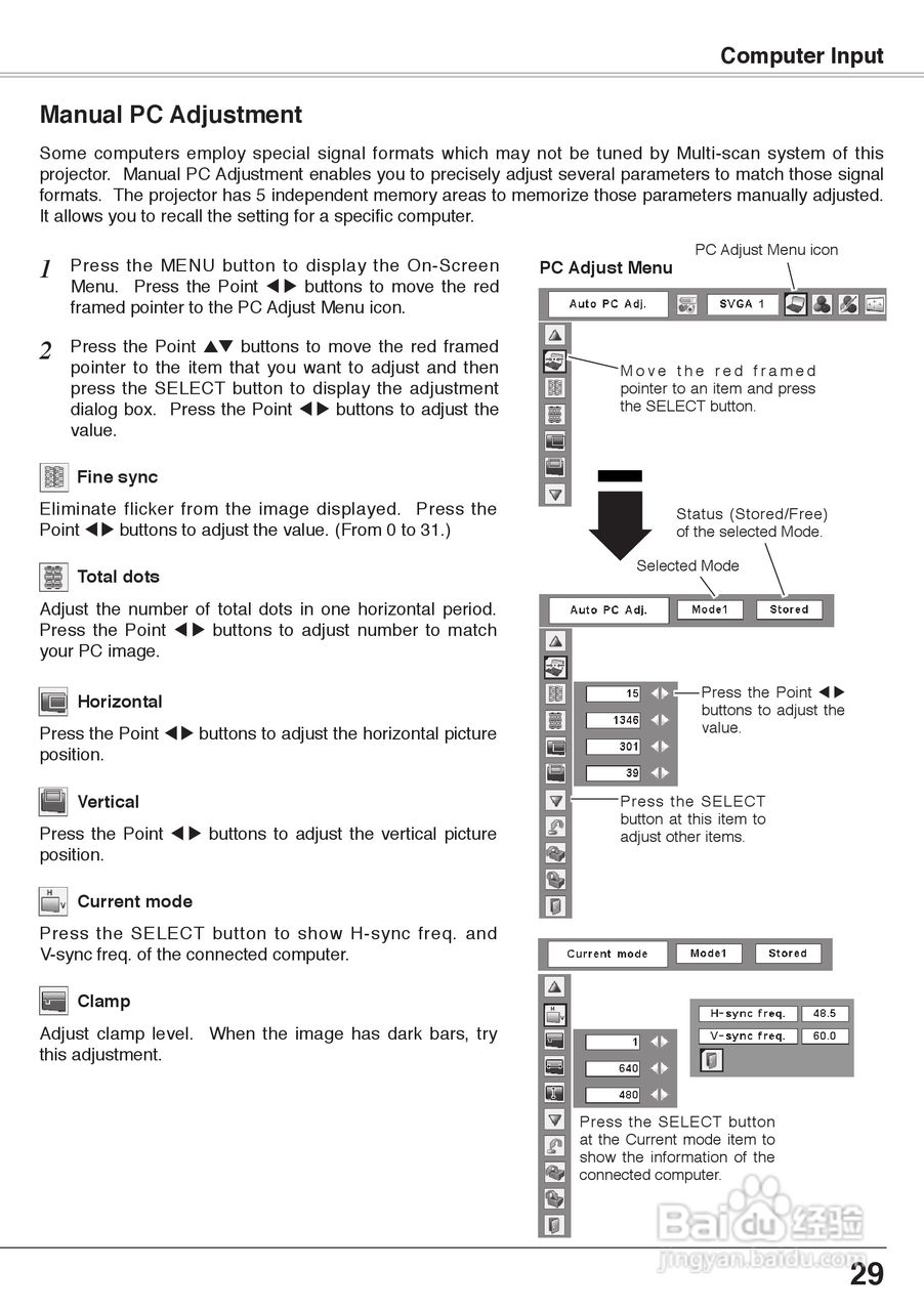 三洋 PLC-XW60投影机说明书:[3]