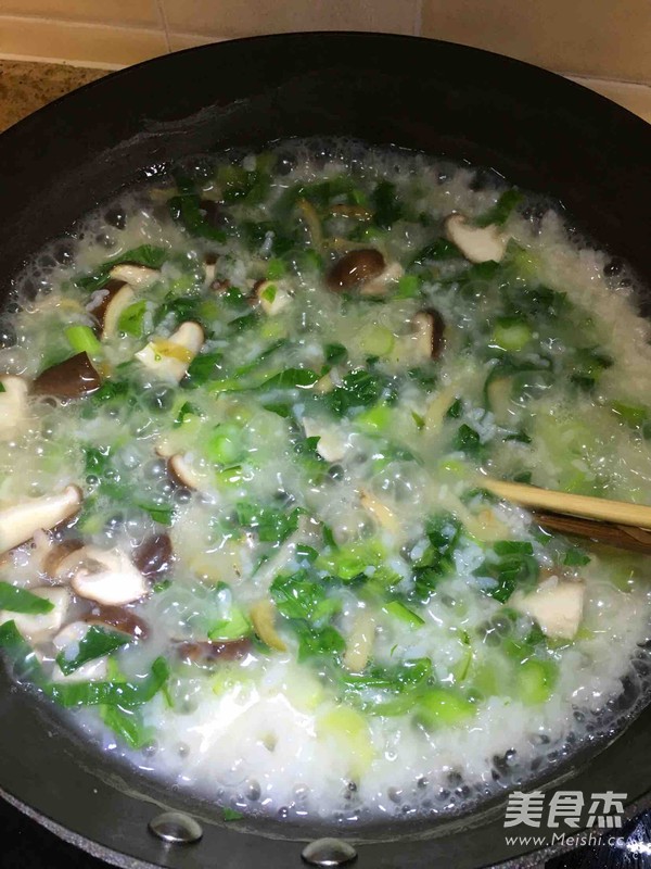 榨菜香菇菜泡饭