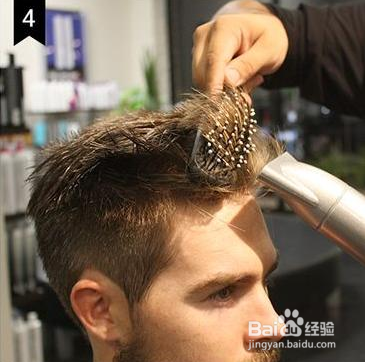 侧分线上吹蓬松感发型