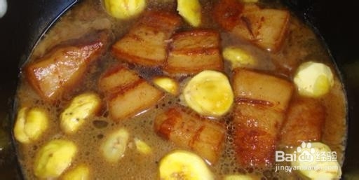 如何做好吃的板栗红烧肉