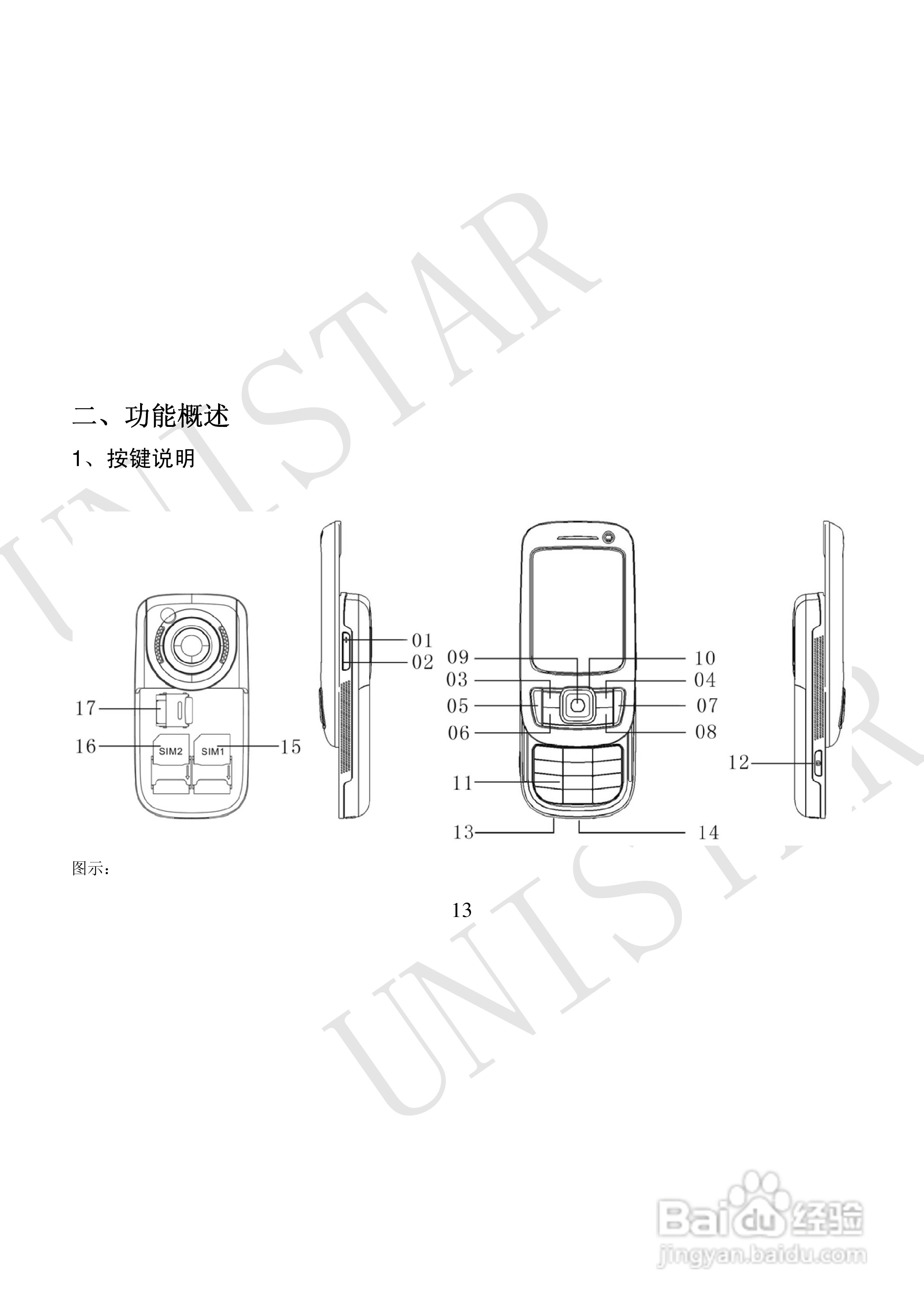 友信达 U999手机说明书:[2]