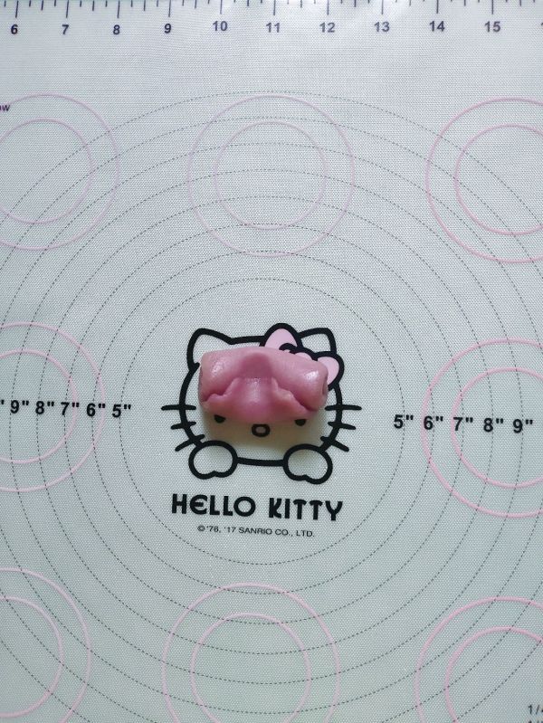 紫薯花朵豆沙酥饼