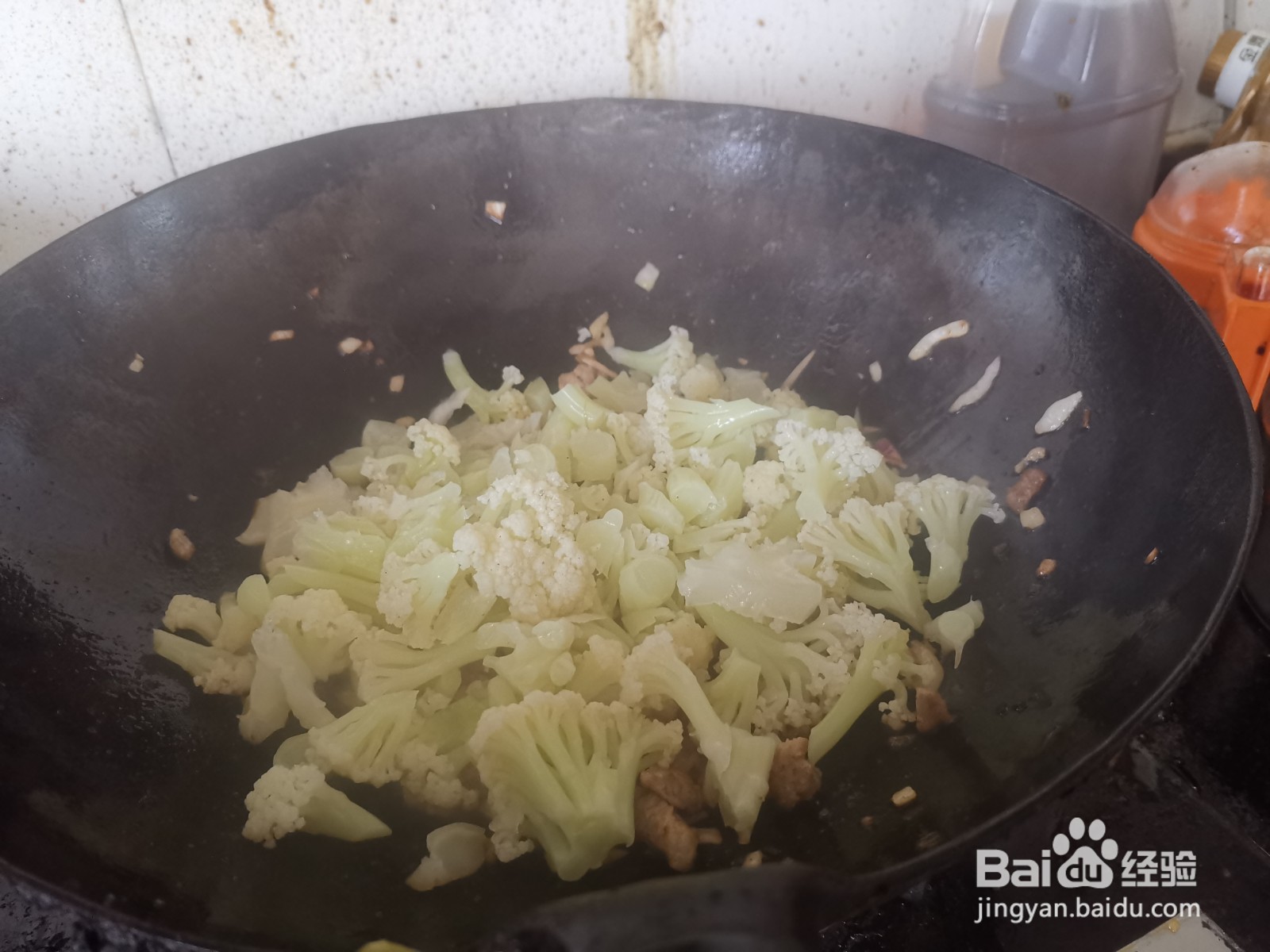 花菜炒肉丝的做法