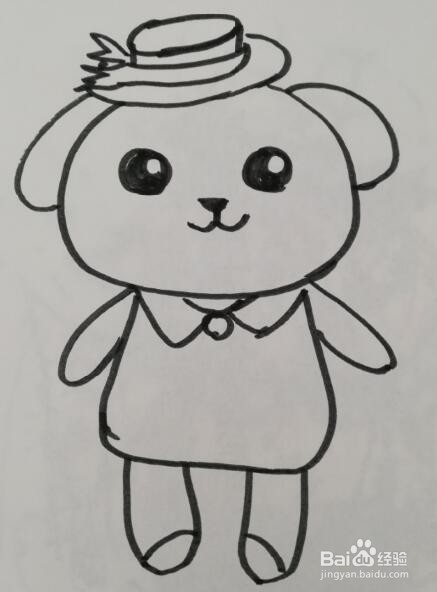 动物简笔画 小狗的画法