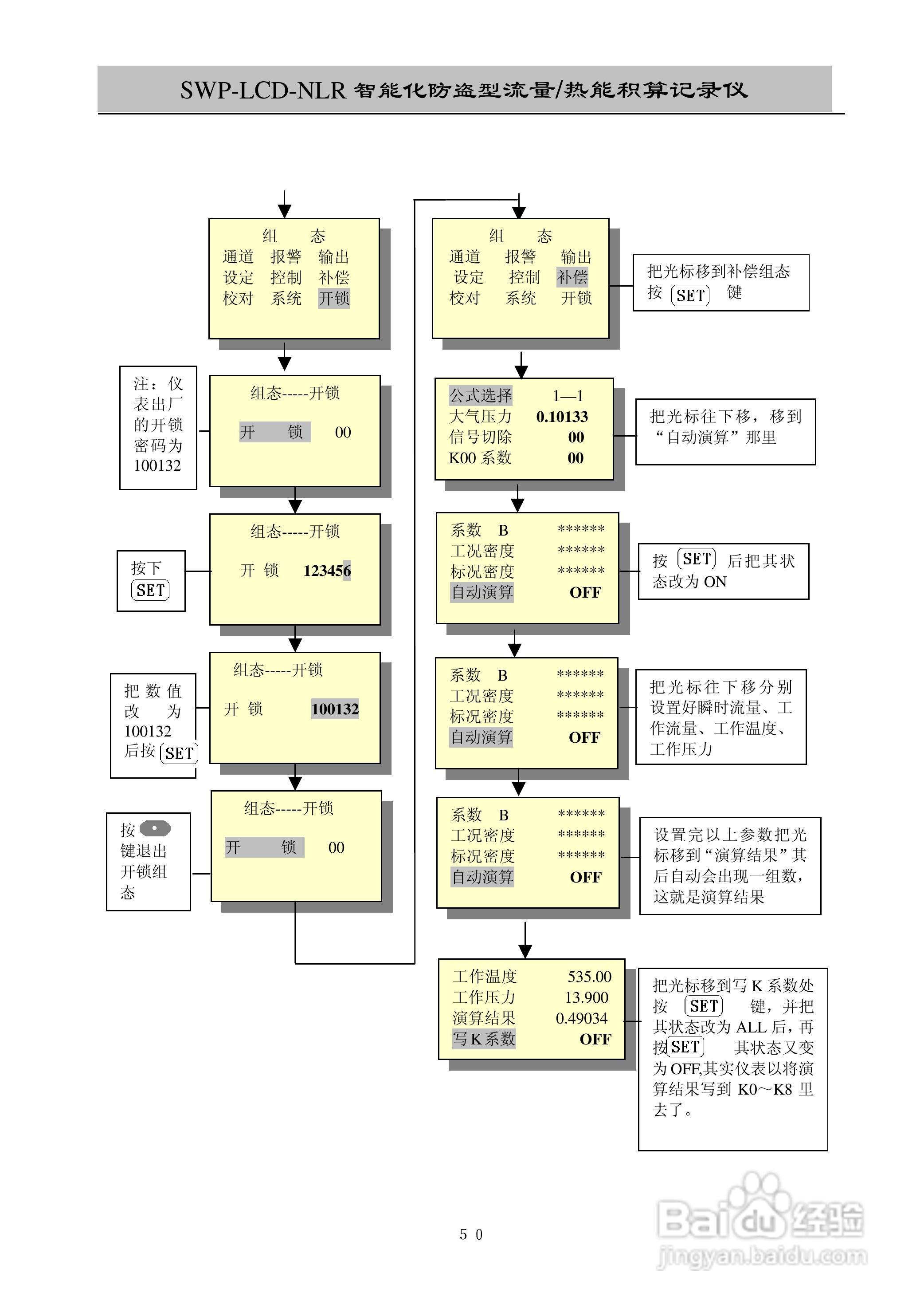 昌晖SWP-LCD-NLR智能化防盗型流量/热能积算仪说明书:[6]