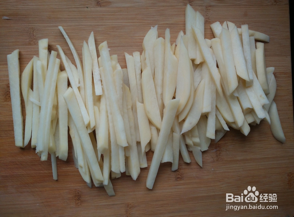 如何将薯条炸成快餐的感觉？家常炸薯条