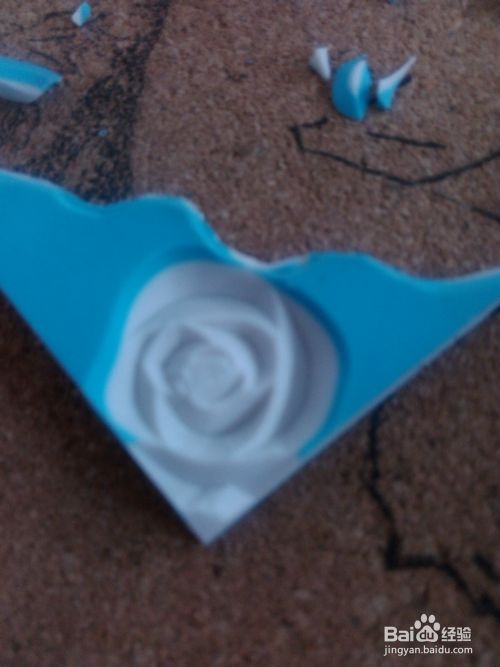 橡皮章留白之玫瑰花留白 百度经验