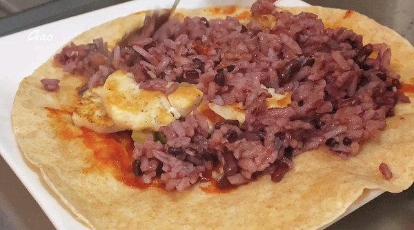 韩式辣酱鸡肉卷