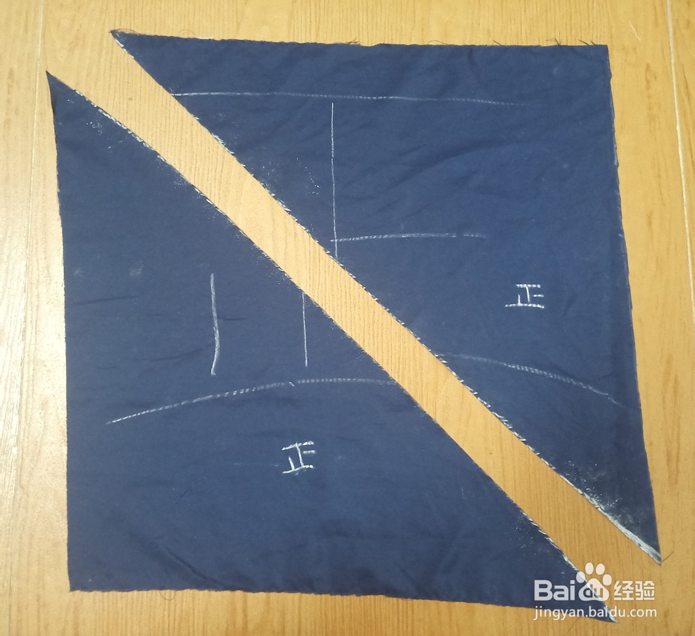 程太太做手工之——如何简单快速裁出45度斜布条