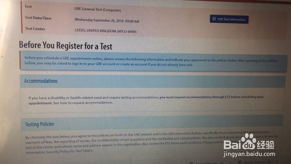 在英国如何注册GRE考试？