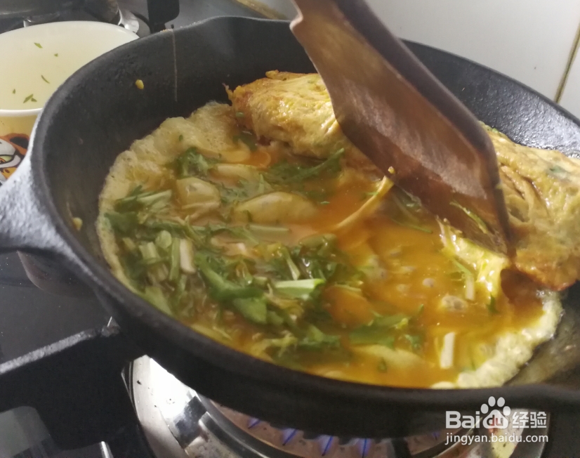 妈妈教我做的苦菊厚蛋