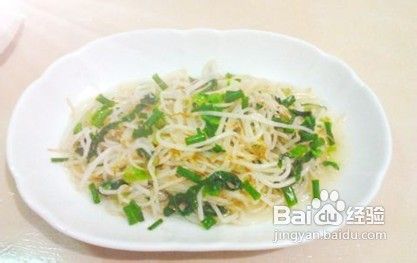 健脾养肝凉拌绿豆芽制作方法