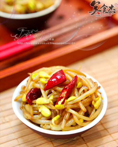 干煸黄豆芽的做法