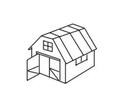 简笔画---怎么画鸡舍